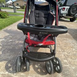 Deluxe Stand And Sit Double Baby Stroller