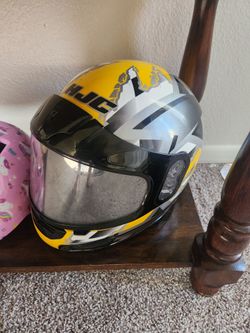 2 Large HJC helmets