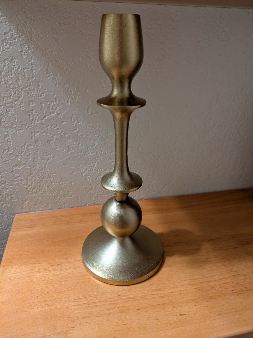 Golden Candle Holder