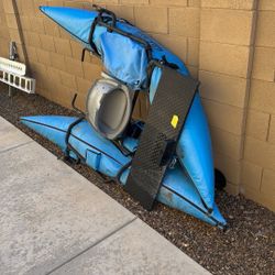 Float Boat With Trolling Motor