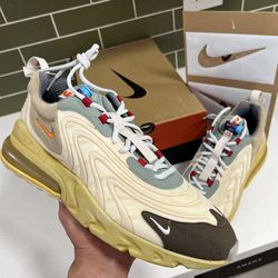 Nike Air Max 270 React ENG “Travis Scott” Cactus Trails Size 13
