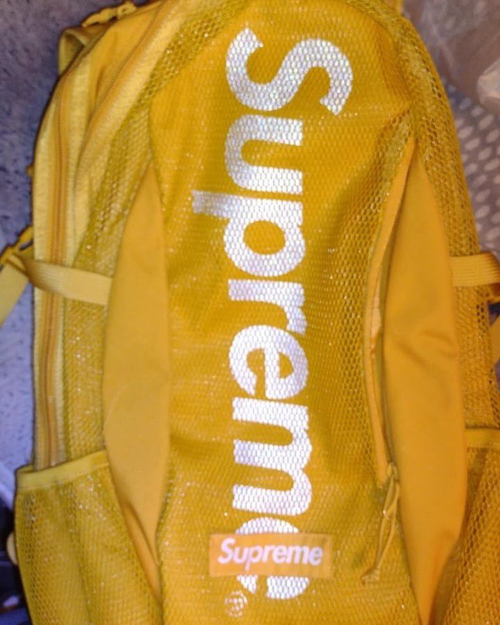 Supreme SS20 Yellow/Gold Bkpk 