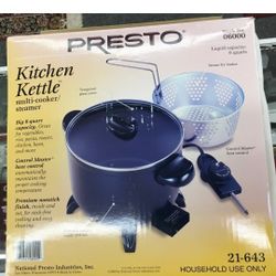 Presto #06000 Kitchen Kettle Multi-Cooker. 1300 W
