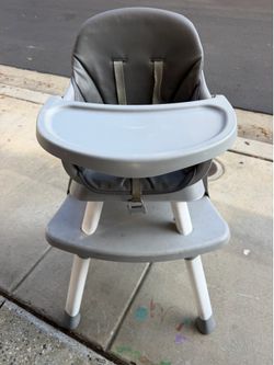 High chair end table convertible.