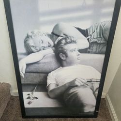 Marylin Monroe/James Dean Framed Wall Art