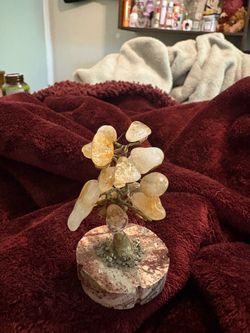 Citrine crystal tree