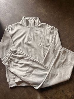grey sweatsuit