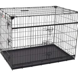 Sliding Door Dog Crate | 2nd Side Door Access