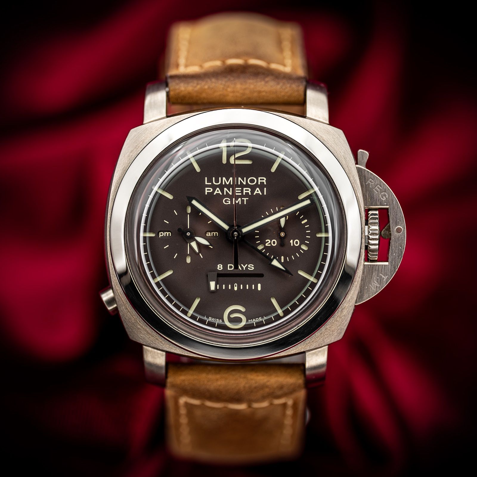 Panerai Luminor 1950 8 Days Monopulsante GMT Titanium PAM00311 Complete & MINT PAM 311
