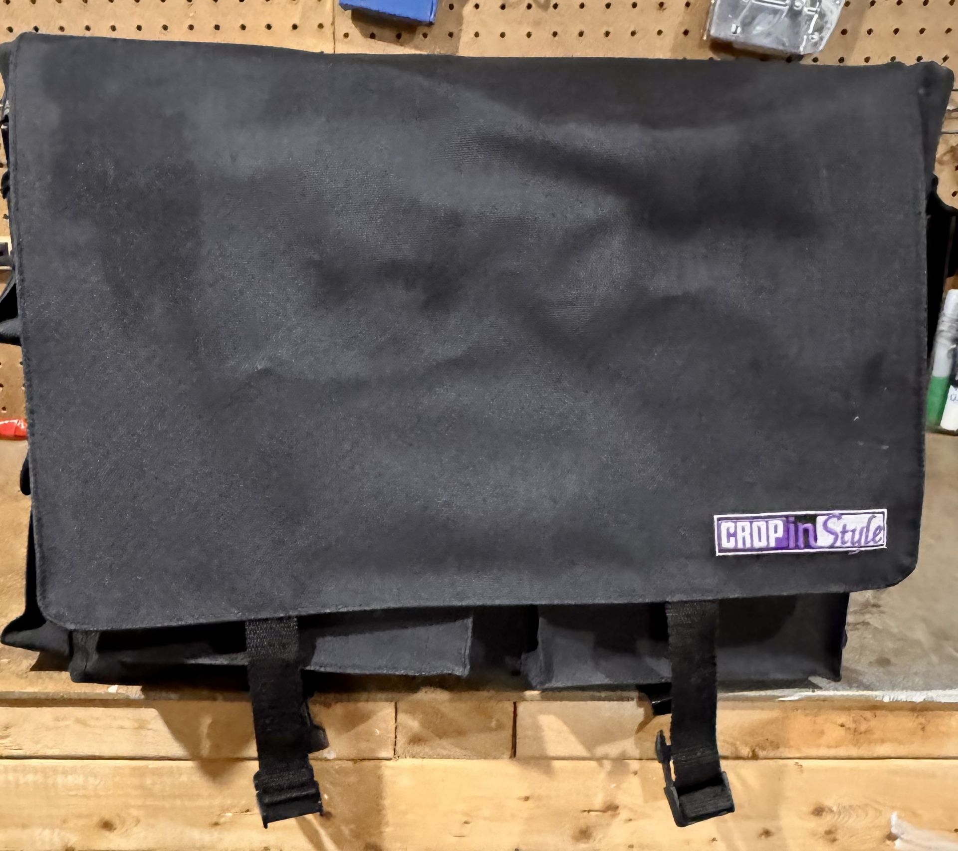 “Crop In Style” Large Scrapbooking Organizer Tote With Shoulder Strap