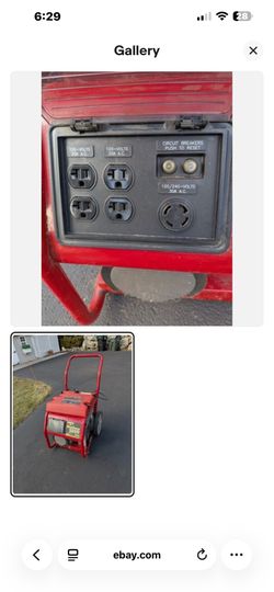 Genrac  Wheelhouse 5500w generator