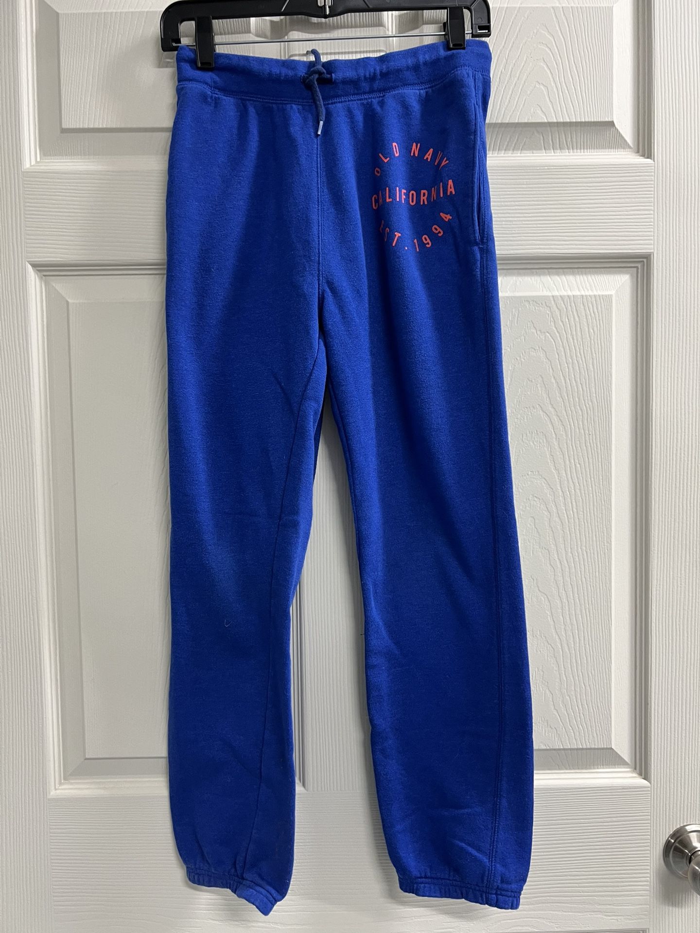 Old Navy Boys Blue California Logo Jogger - Size XL - VGUC
