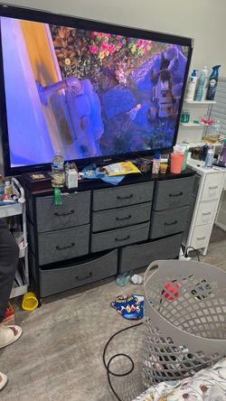 Tv and shelf
