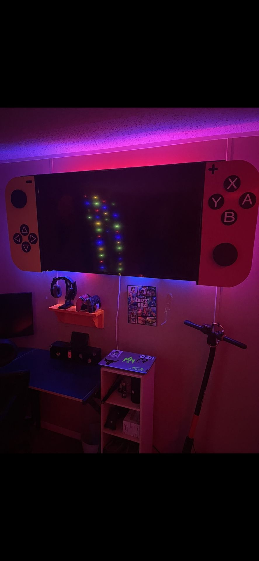 nintendo switch tv frame