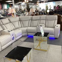 Power Air Massage reclining Sectional $2,499