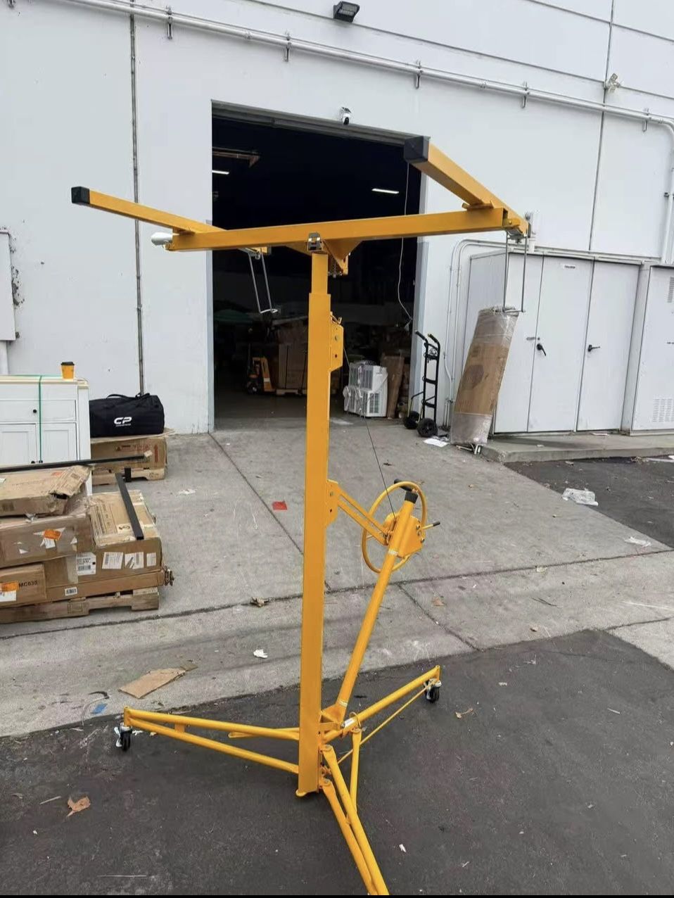New 16 FT Drywall Lift Panel Rolling Hoist Jack Lifter Sheetrock, Drywall Lifting Construction Tools