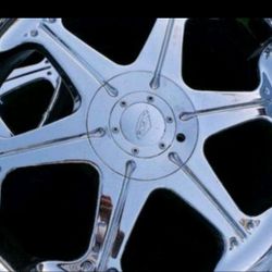 ROX 22'' x 9.5 chrome rims wheels Tahoe Yukon escalade