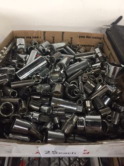 Sockets 1/4. 3/8. And 1/2