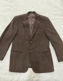 Vintage suede Brown blazer