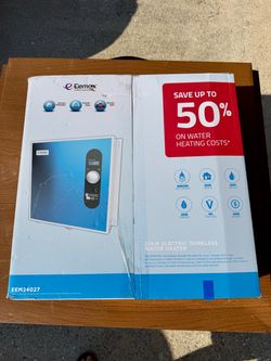 Electric tankless hot water heater