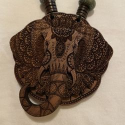 Wooden Stash Pendant Necklaces