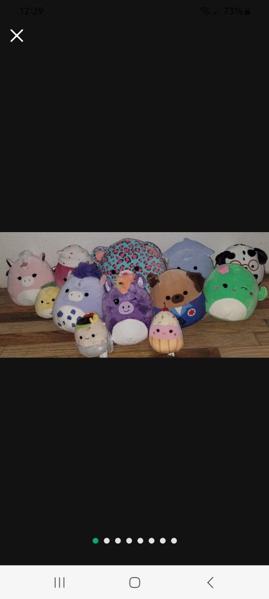 Squishmallows Lot of 12 Softest Cutest Cuddliest Plush Toy