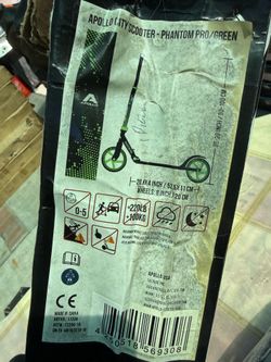 Apollo Scooter Pro Green - Adult