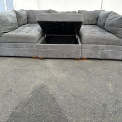 6 Piece Costco Modular Sectional Couch 