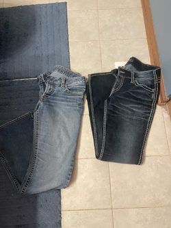 Women’s size 32 silver jeans lot
