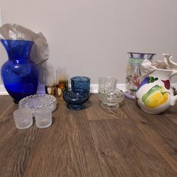 Vintage Glassware, Vintage Vases* *FAIRY LAMPS SOLD**