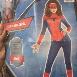 Halloween 2025Costume Spider Girl Size Large
