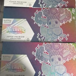 Scarlet & Violet Prismatic Evolutions Super Premium Collection