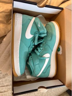 Nike Air Force mid ‘07 washed teal