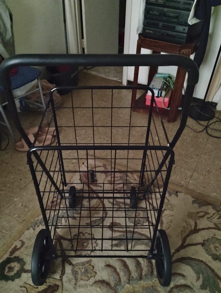 Folding Shopping Cart Pickup Only Cash