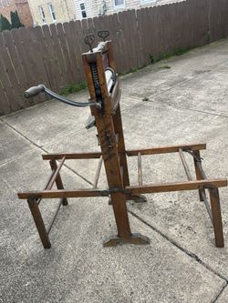 Clothes Ringer Antique Anchor Patent 1889