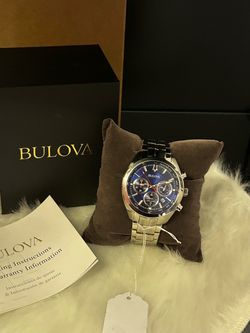 Bulova Precisionist Chronograph Watch 96B285