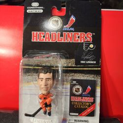 1997 Corinthian Headliners NHL NHLPA Ice Hockey Player Eric Lindros Philadelphia Flyers Figure New in Package
