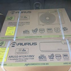 Aurus  1 Ton Minisplit A/C 110 Power Energy Savings  New 