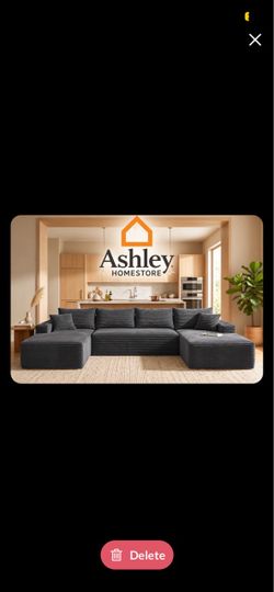 134" Plush Cloud U-Shape Modular Sectional Sofa with Chaise, Side Pockets, and No Assembly Required - Grey