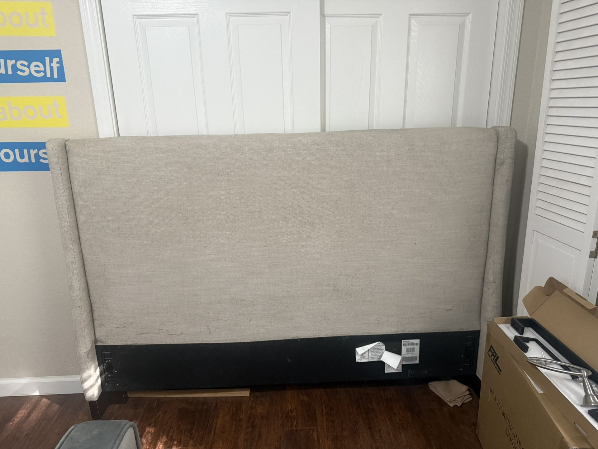 Queen Size Fabric Bed Frame