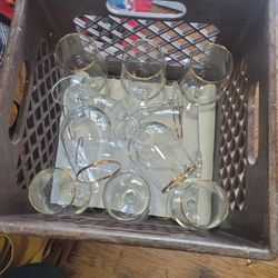 Gold Rimmed  Glasses 