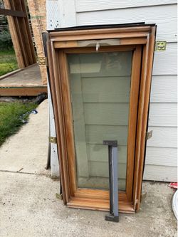 Used skylight opens