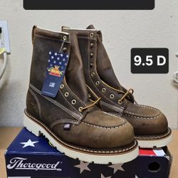 Thorogood Work Boot Size 9.5 D STEEL MOC TOE 