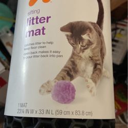 cat litter mat