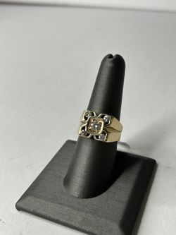 14k Gold Men’s Diamond Ring 8.2 Grams Size 8