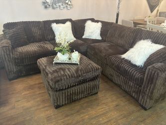 Brown Sectional 