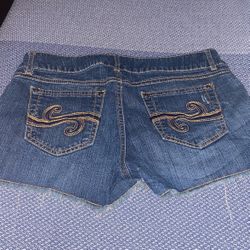 Denim shorts