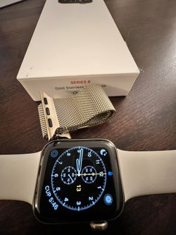 Apple Watch Series 6 Gold Stainless Steel Case