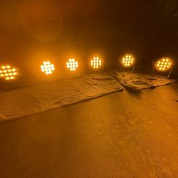 DJ lights  — Chauvet Slimpar Pro W  USB  (the price is for all 6 lights)