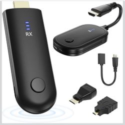 4K Wireless HDMI Transmitter And Receiver Kit, Vioreay Point-To-Point Pre-Paired No WiFi, 200m(50m Through Walls) 2160p/1080p @30Hz, Plug & Play Exten